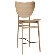 Contemporary 'Elephant' Bar Chair by Norr11, Natural Oak