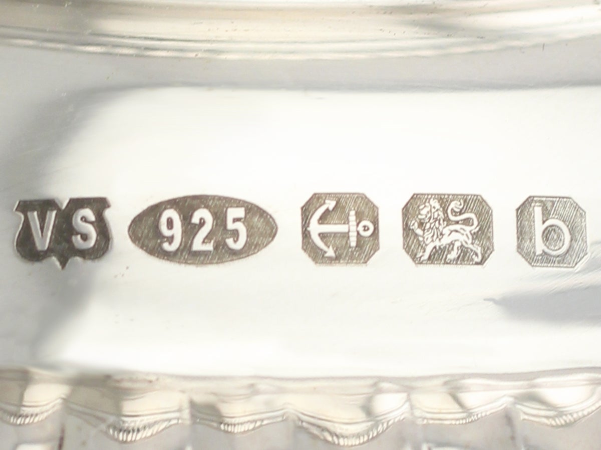 Contemporary Elizabeth II Sterling Silver Cake Stand or Centerpiece 1