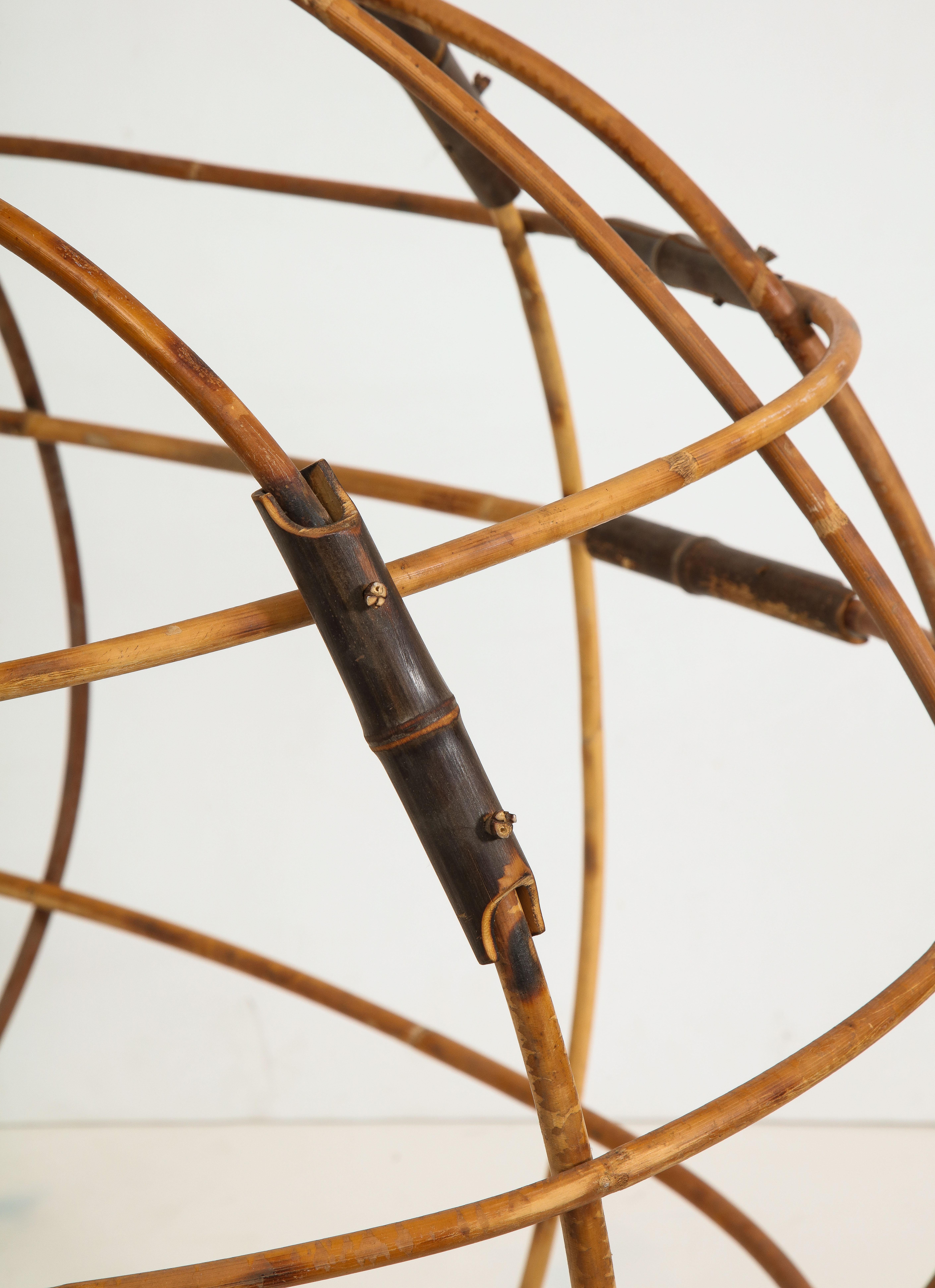 Sculpture contemporaine en bambou elliptique en vente 6