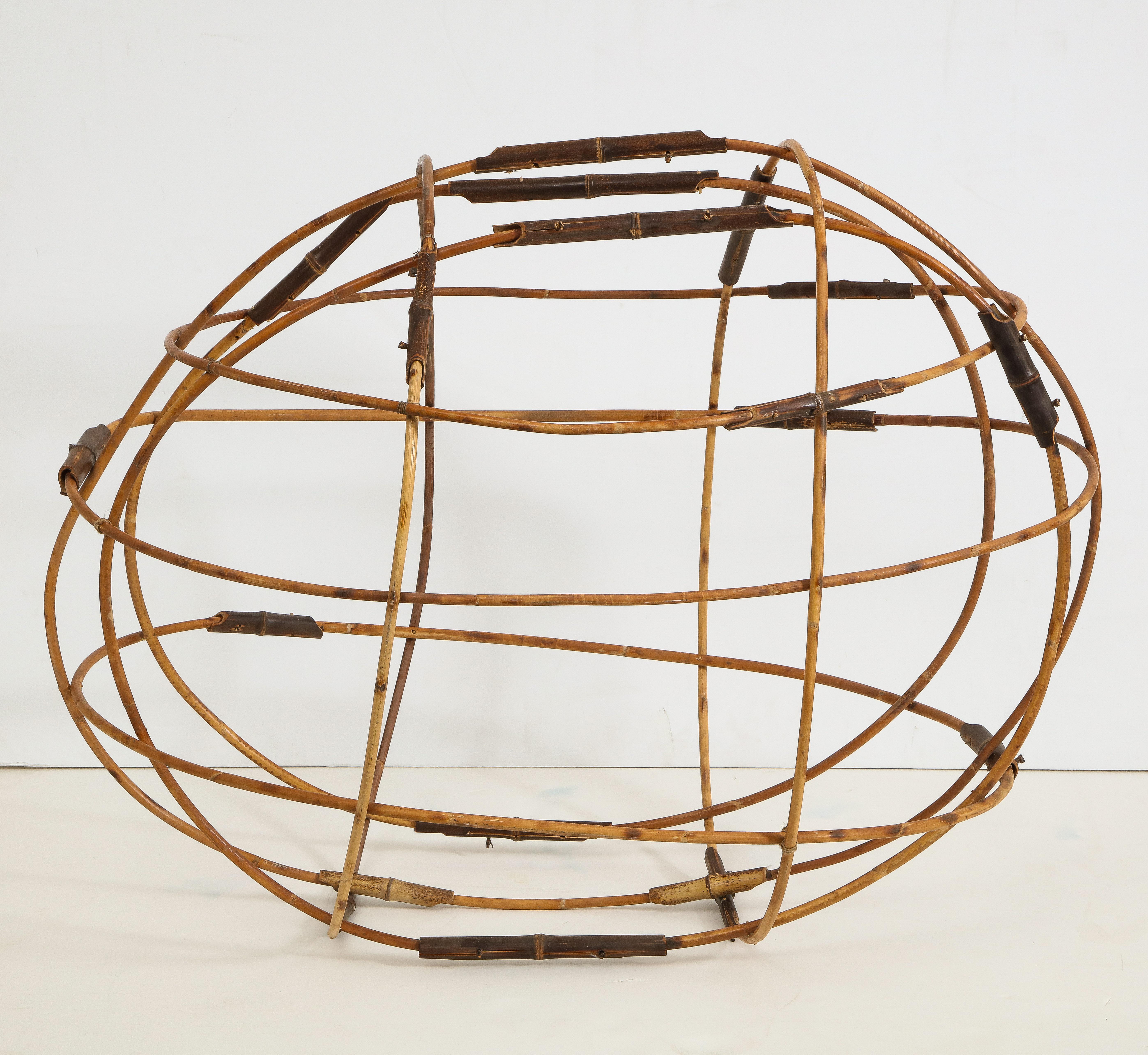 Contemporary Elliptical Bamboo Sculpture For Sale 2