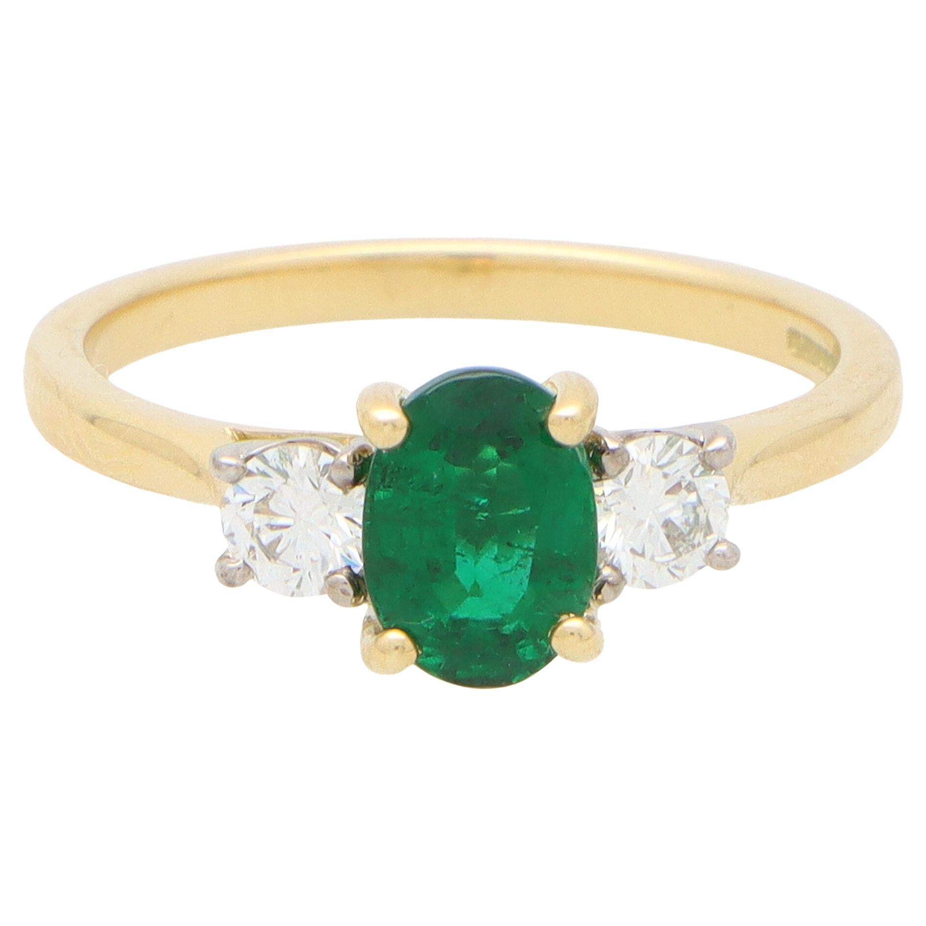 Theo Fennell Emerald and Diamond Ring at 1stDibs theo fennell rings