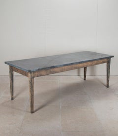 Contemporary English Zinc Top Table