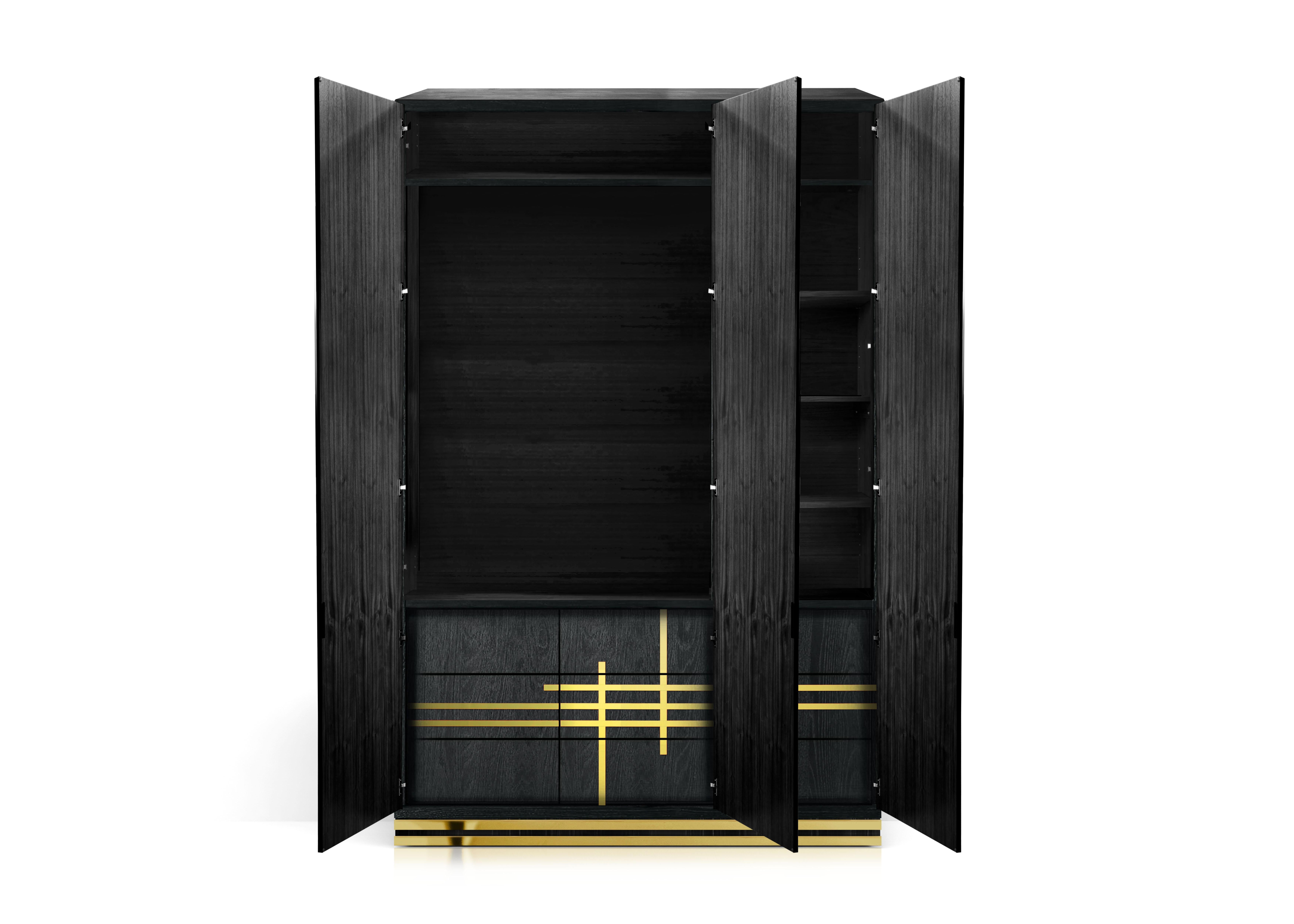 black ash wardrobe