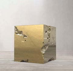 Table d'appoint Erosia en bronze poli