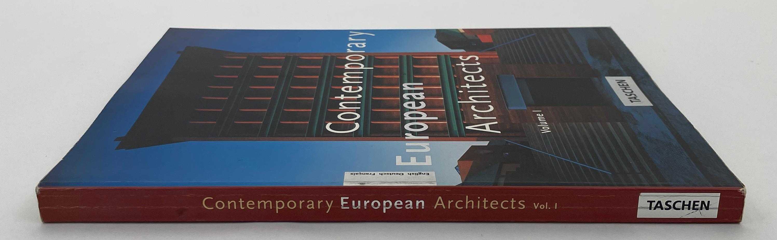 Contemporary European Architects Paperback by Wolfgang Amsoneit 1st Ed. 1994.
* Publisher ‏ : ‎ Benedikt Taschen Verlag (August 25, 1994)
* Language ‏ : ‎ English
* Title Contemporary European Architects
* Author Benedikt Taschen
* Binding