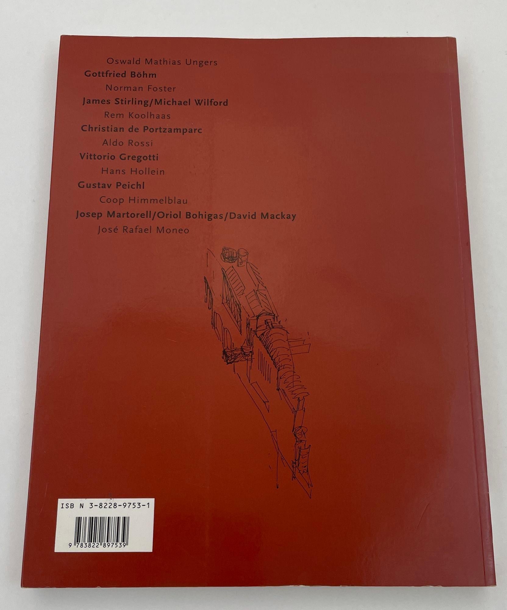 Modern Contemporary European Architects Paperback by Wolfgang Amsoneit 1st Ed. 1994 For Sale