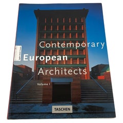 Contemporary European Architects Paperback by Wolfgang Amsoneit 1st Ed. 1994