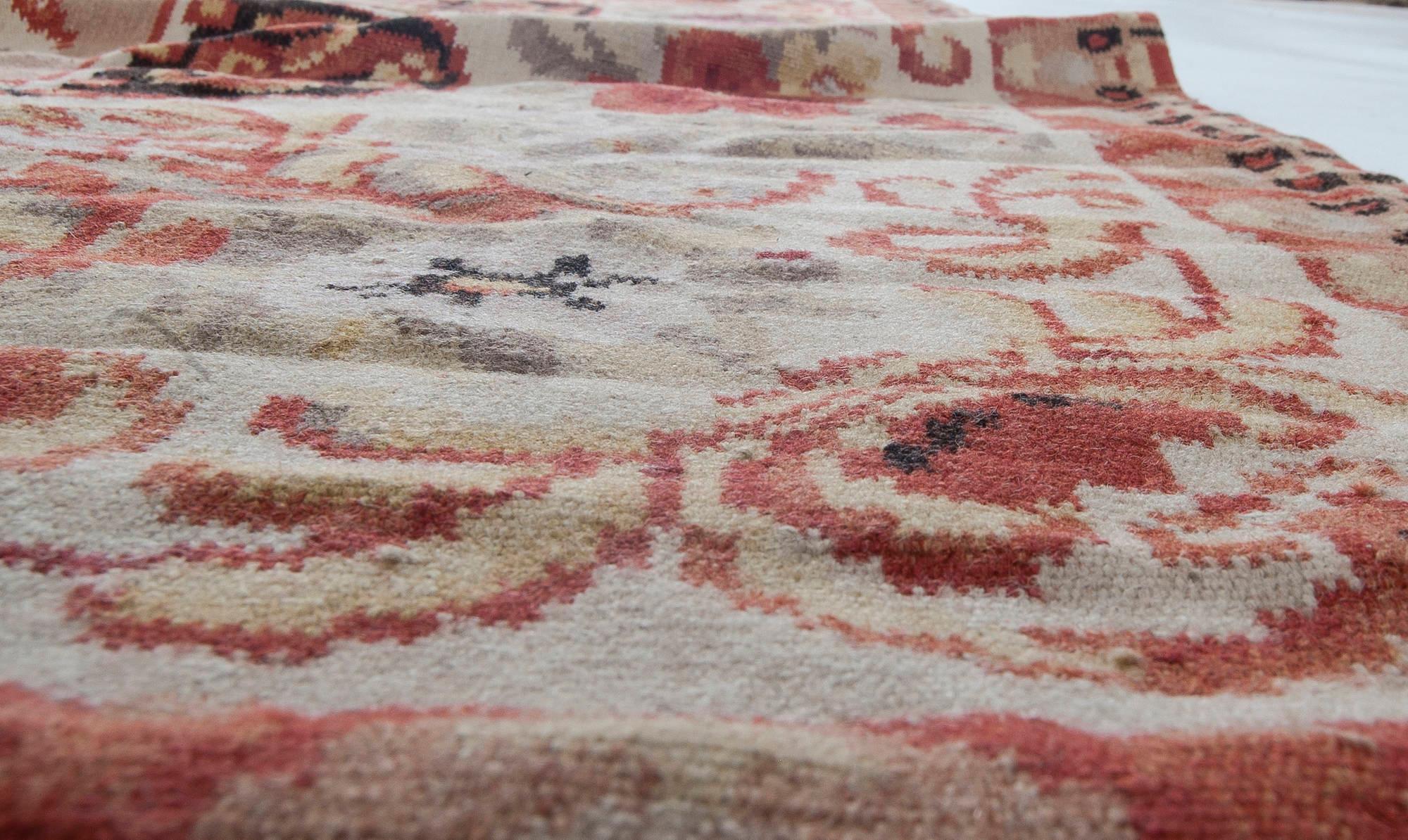 Contemporary European inspired Bassarabian floral rug by Doris Leslie Blau.
Size: 7'4
