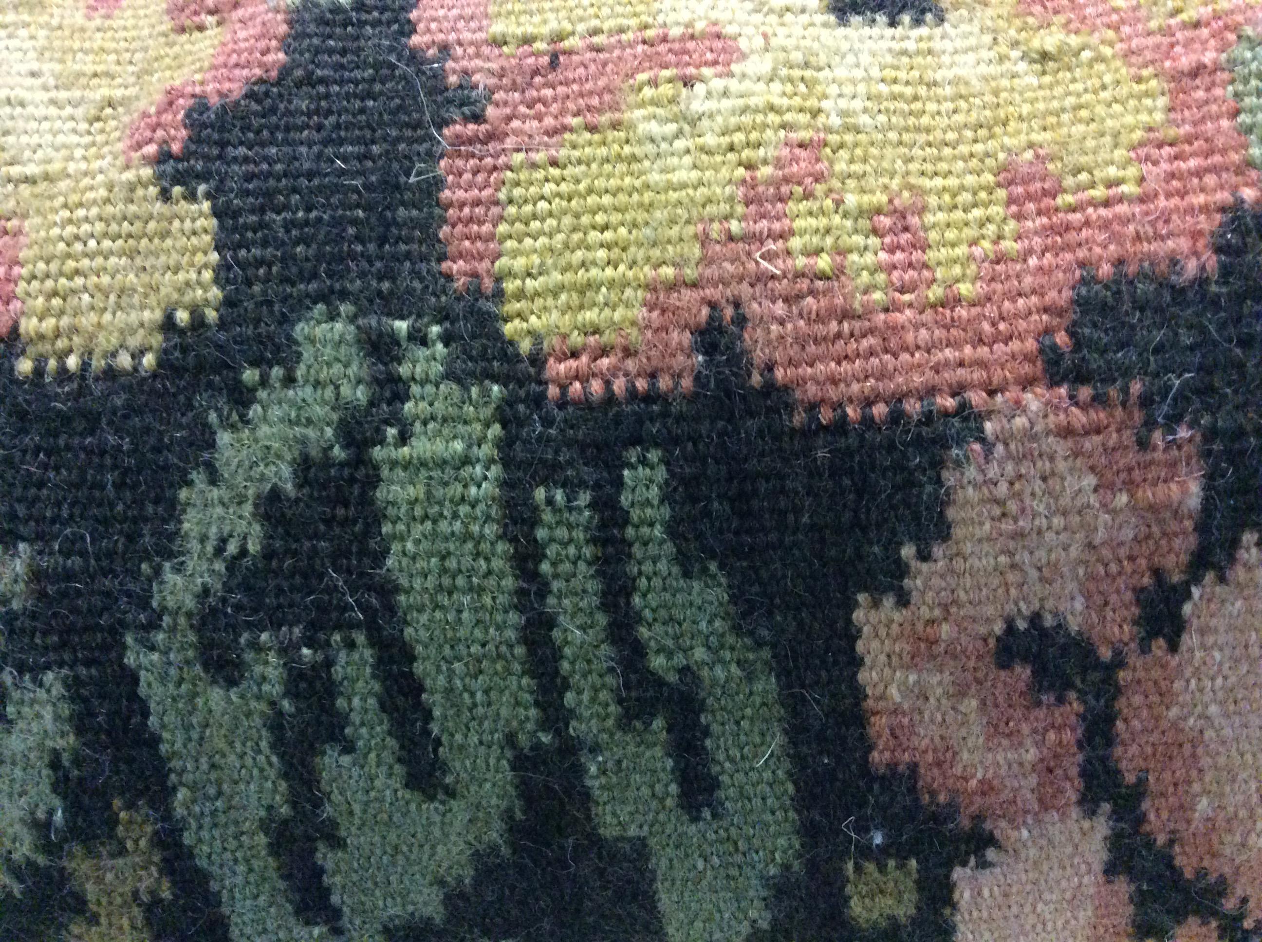 Chinese Contemporary European Inspired Bessarabian Floral Wool Rug by Doris Leslie Blau For Sale