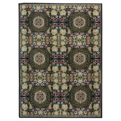 Tapis en laine Bessarabiane à fleurs d'inspiration européenne contemporaine de Doris Leslie Blau