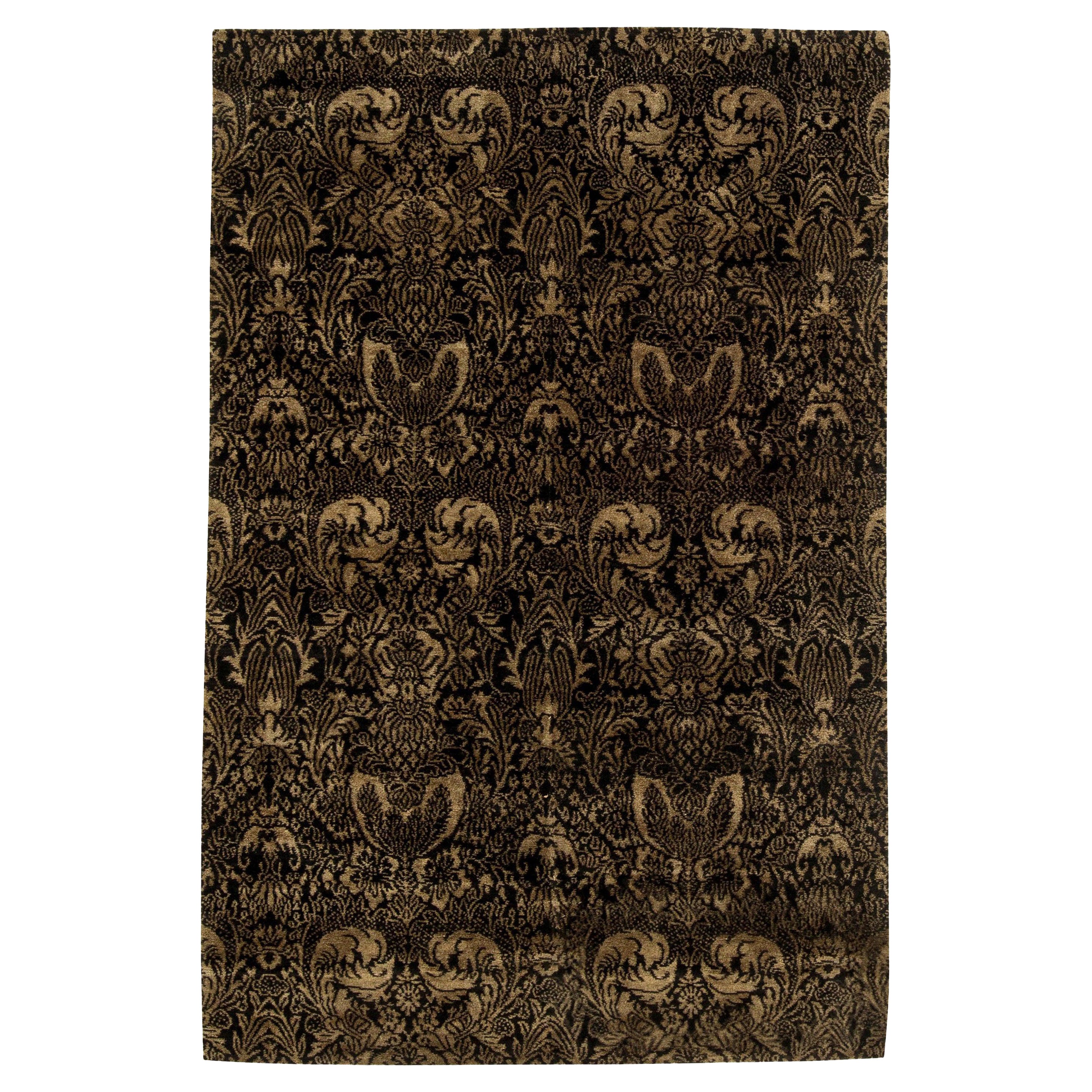 Contemporary European Inspired Tibetan Handmade Rug by Doris Leslie Blau