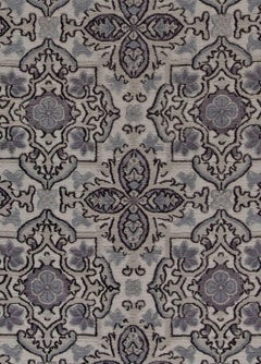 Contemporary European Inspired Tibetan Handmade Wool Rug by Doris Leslie Blau