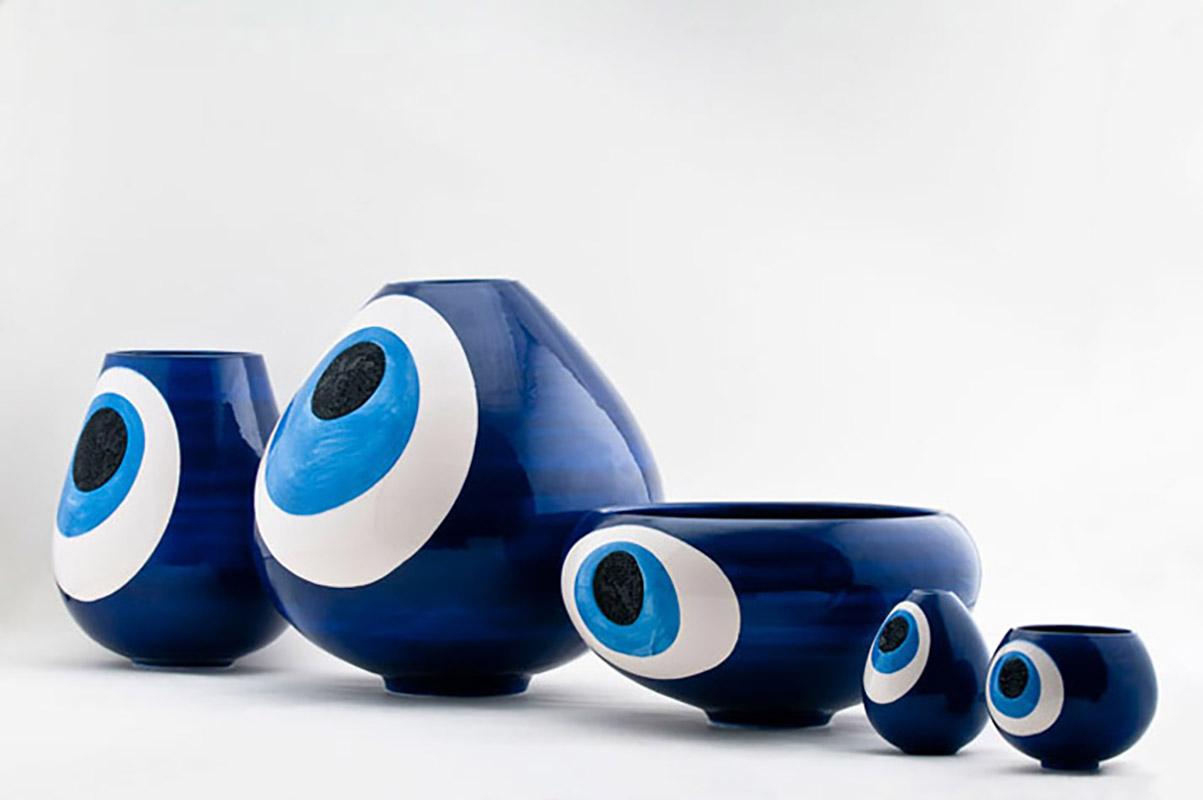 evil eye vase