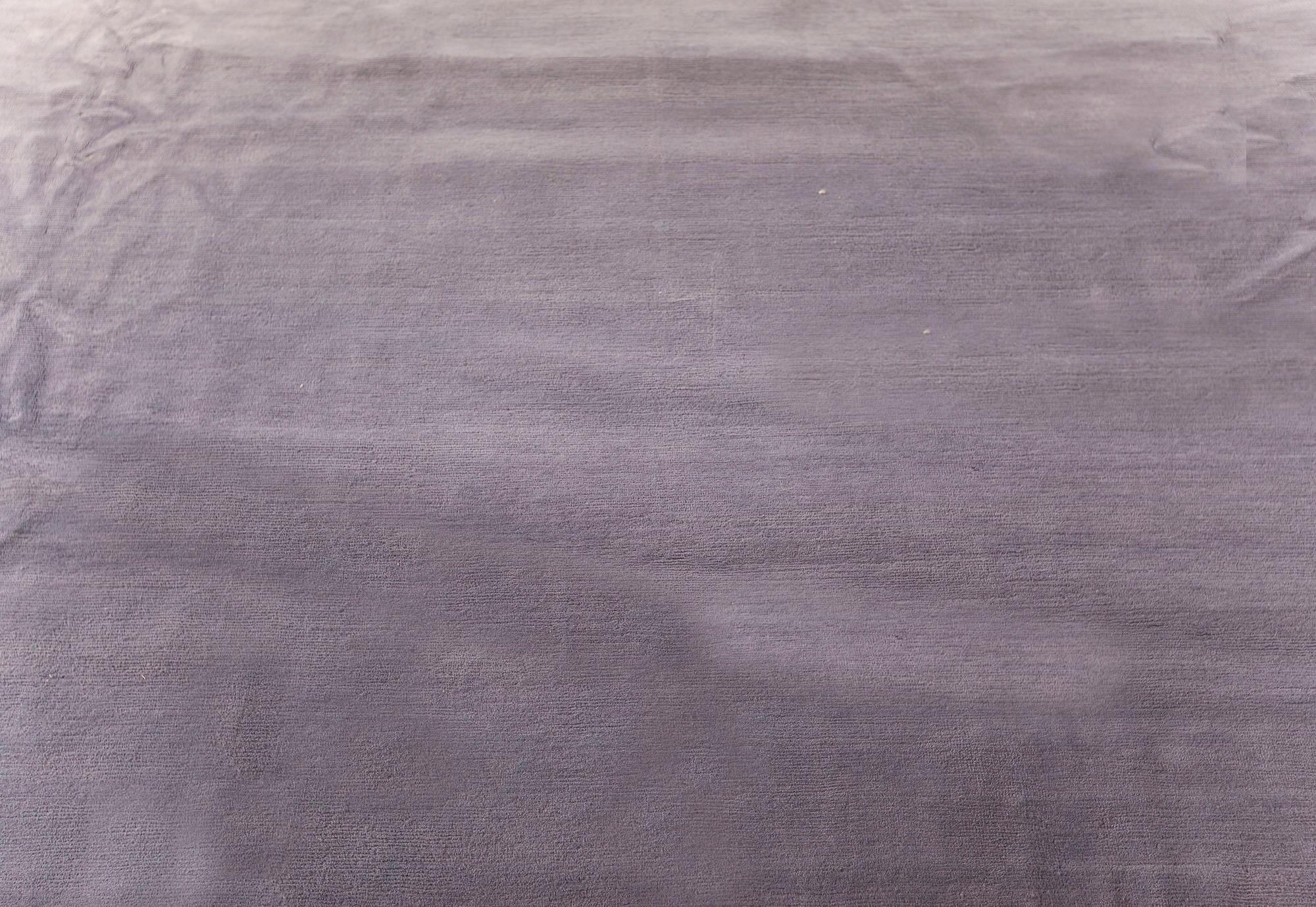 Moderne Tapis contemporain en mohair violet dégradé extra large de Doris Leslie Blau en vente