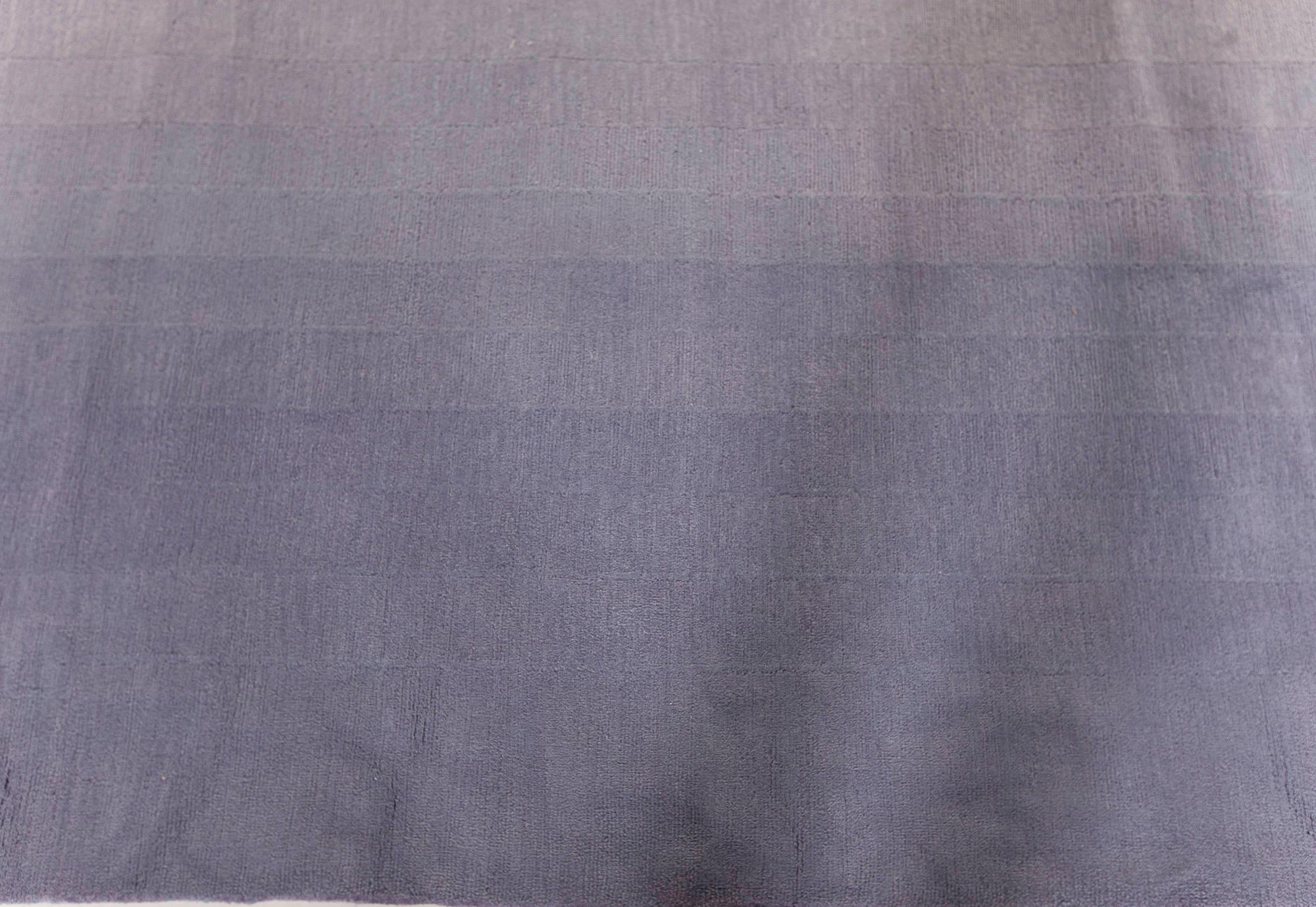 Contemporary Extra Large Ombre Purple Mohair Rug by Doris Leslie Blau In New Condition For Sale In New York, NY