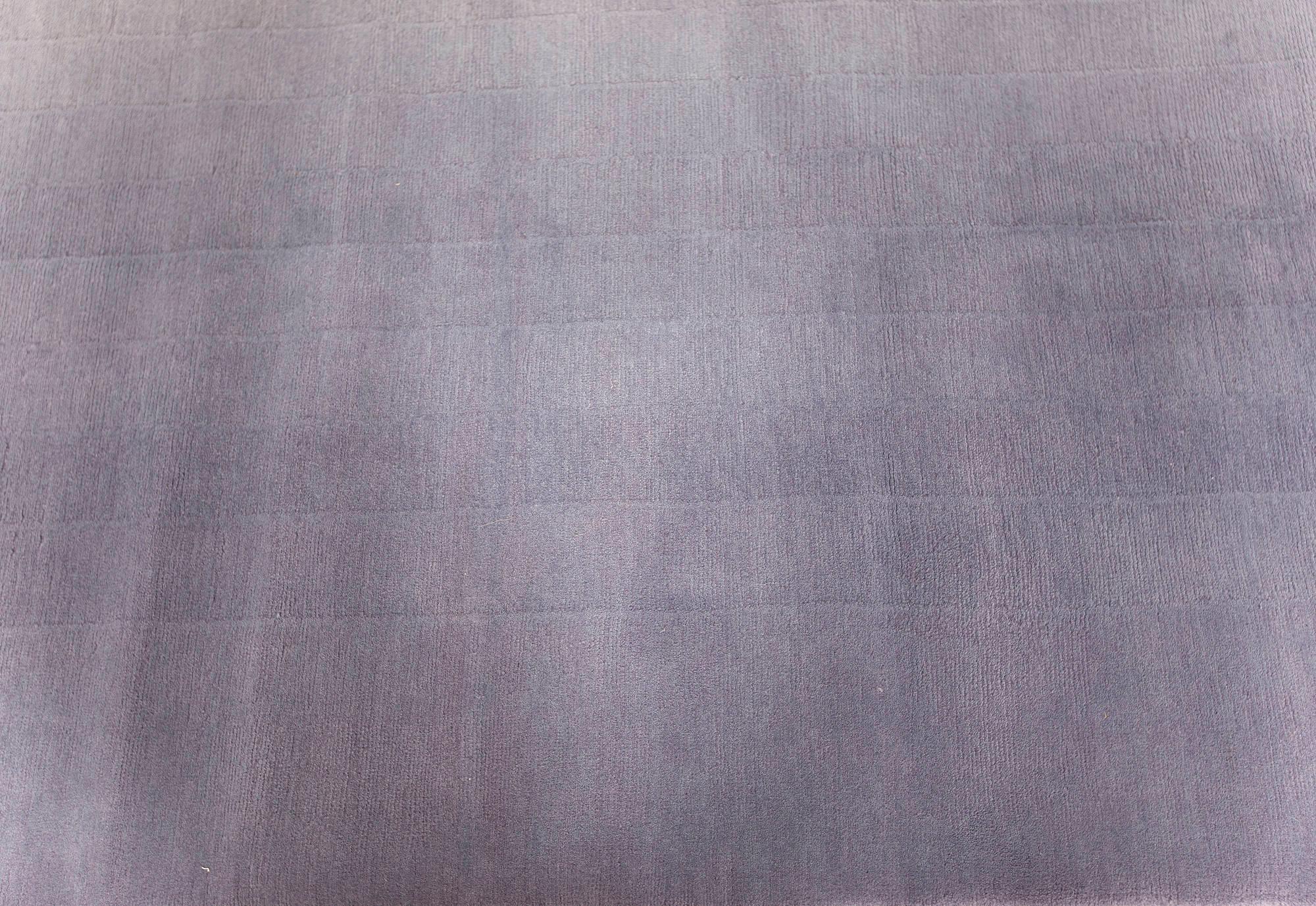 XXIe siècle et contemporain Tapis contemporain en mohair violet dégradé extra large de Doris Leslie Blau en vente