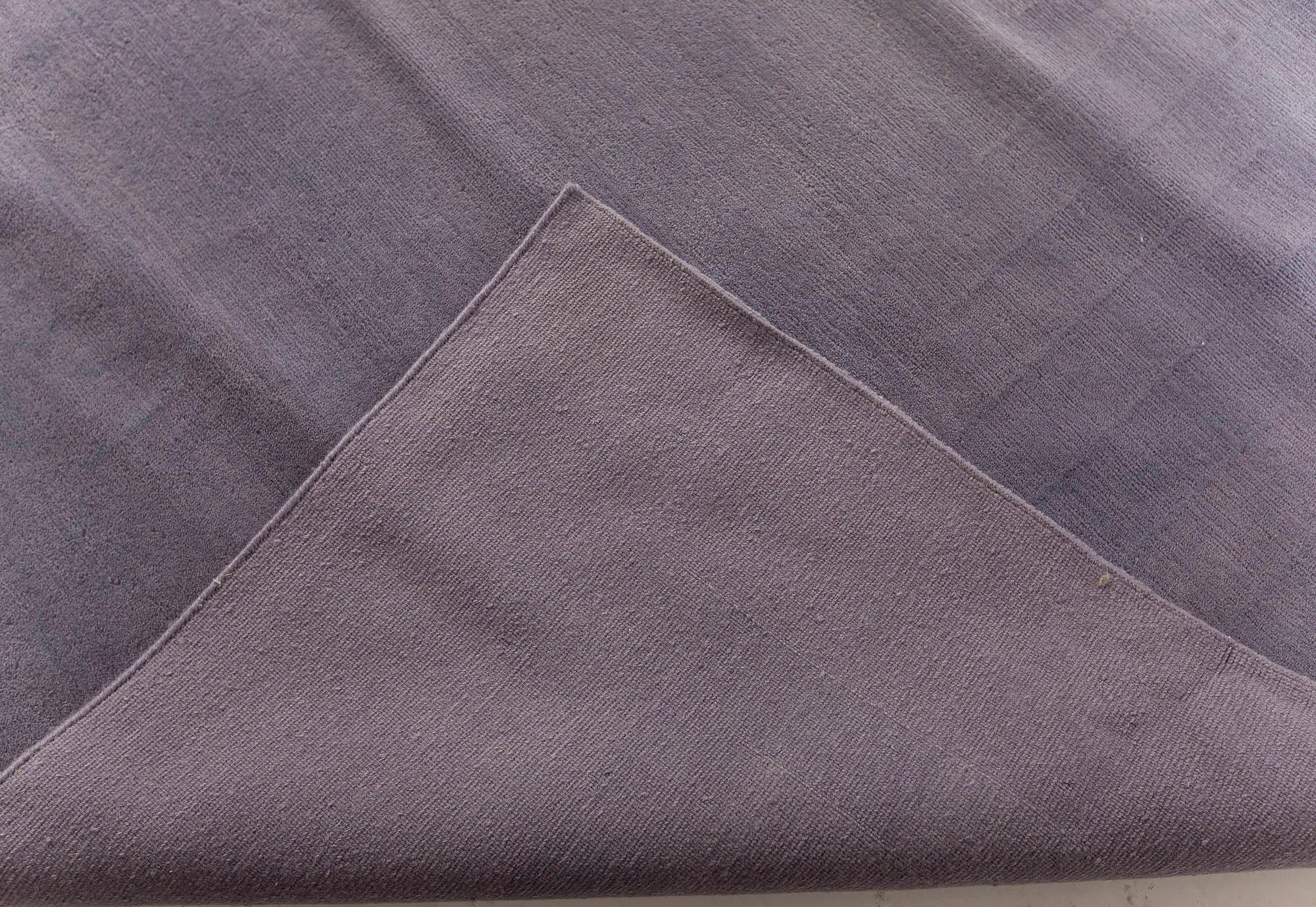 Tapis contemporain en mohair violet dégradé extra large de Doris Leslie Blau en vente 1