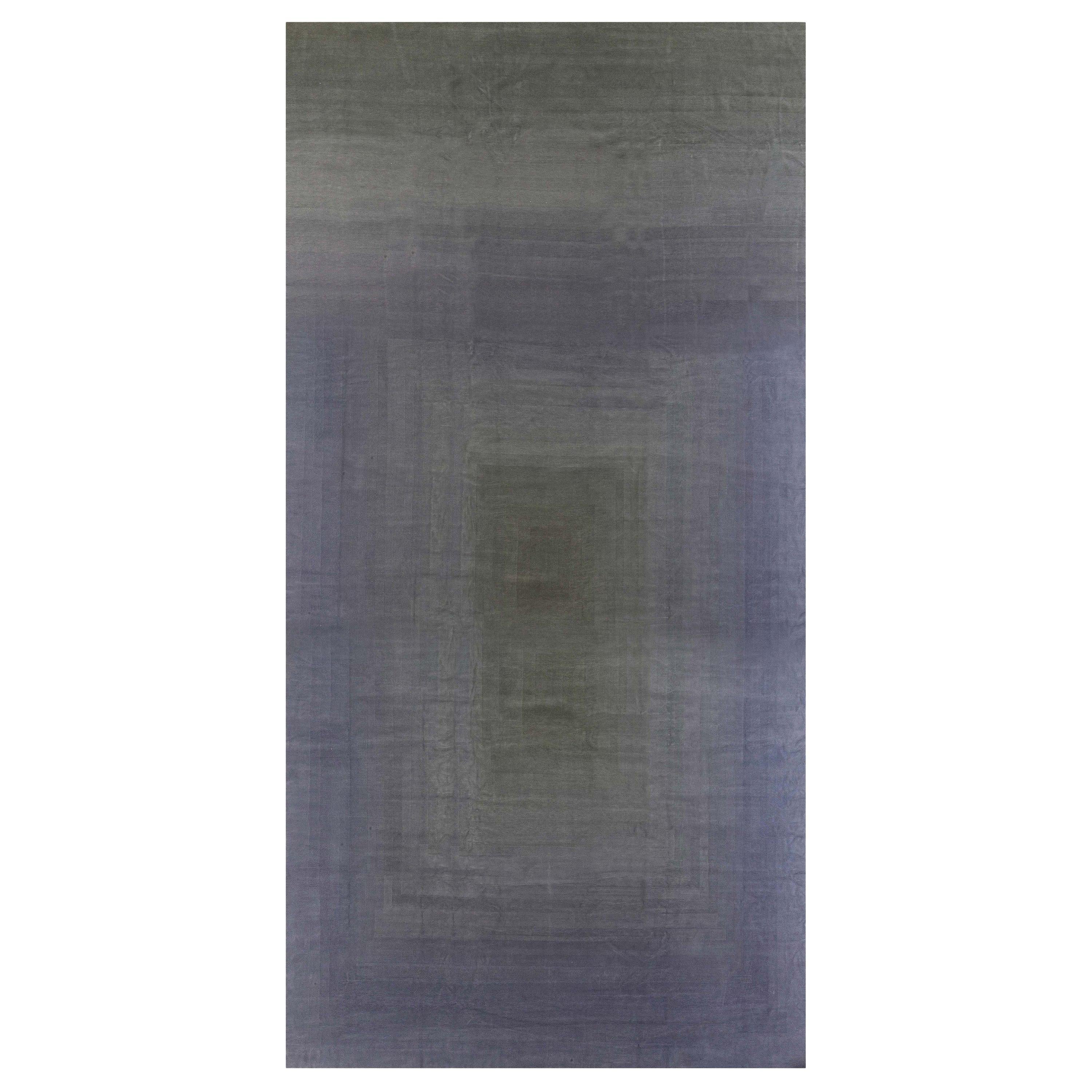 Zeitgenössischer extra großer Ombre-Lila-Mohair-Teppich von Doris Leslie Blau