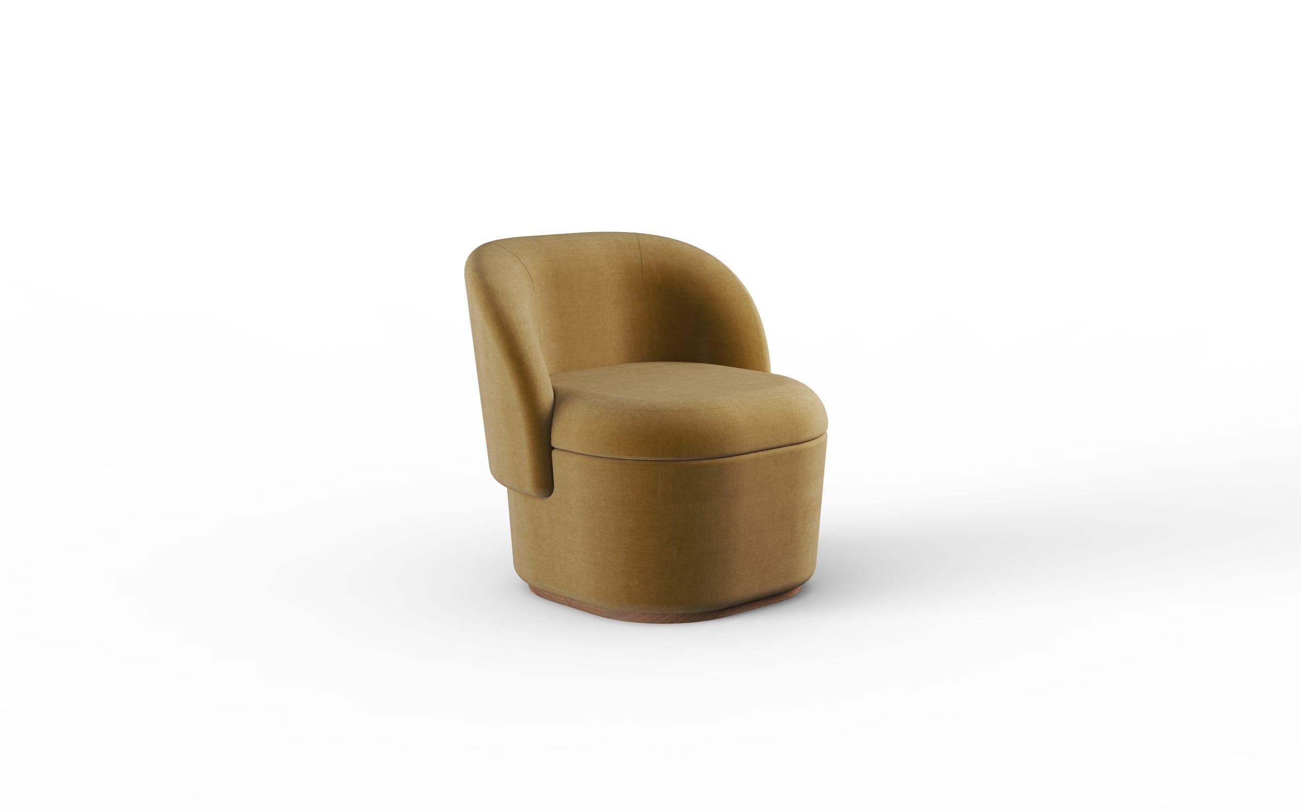 Modern Contemporary Fabric Bisou Armchair For Sale