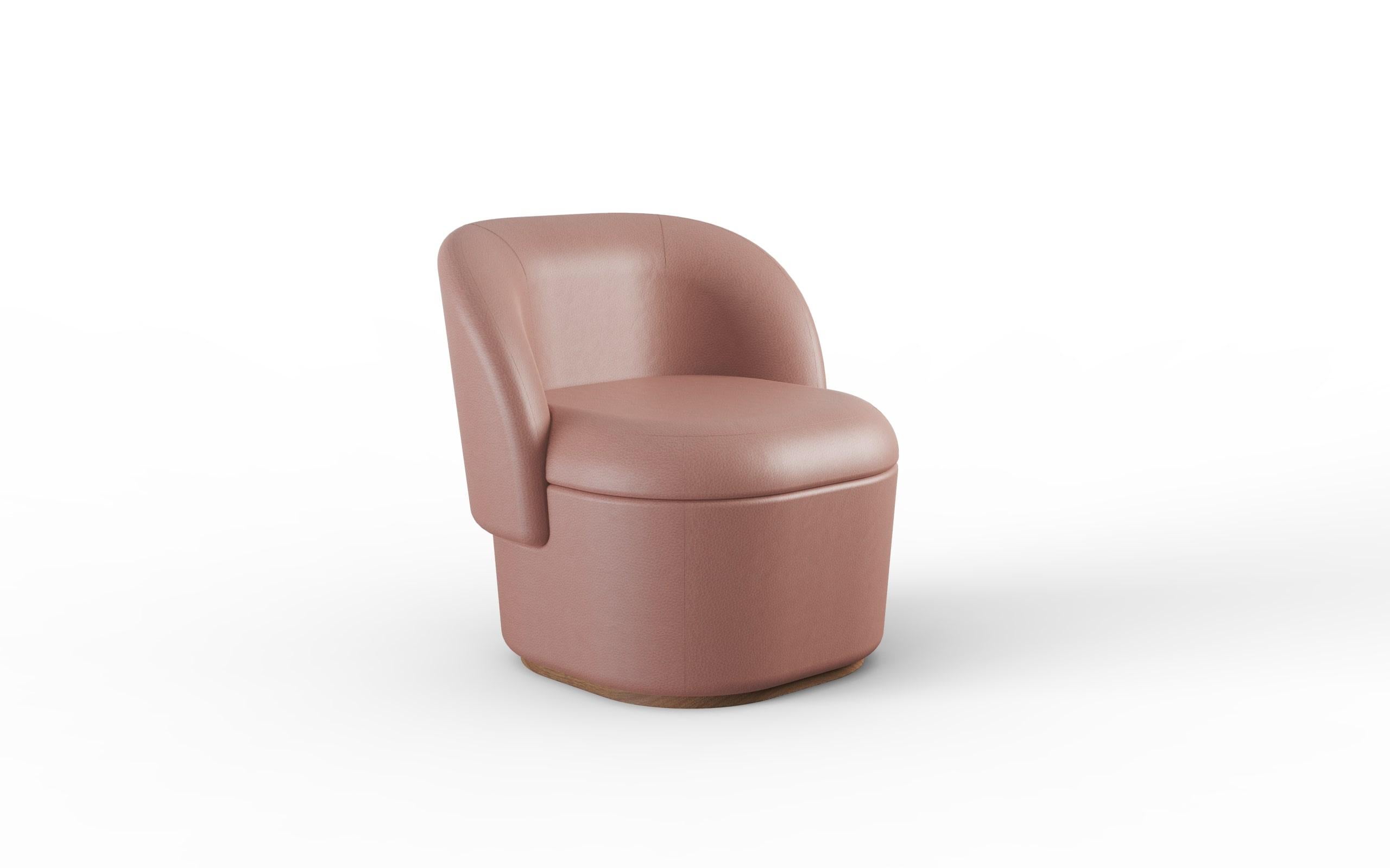 Portugais Fauteuil Bisou en tissu contemporain en vente