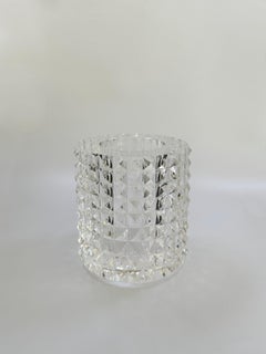 Contemporary Optical Glass Vase by Veritas, Texas, 2016