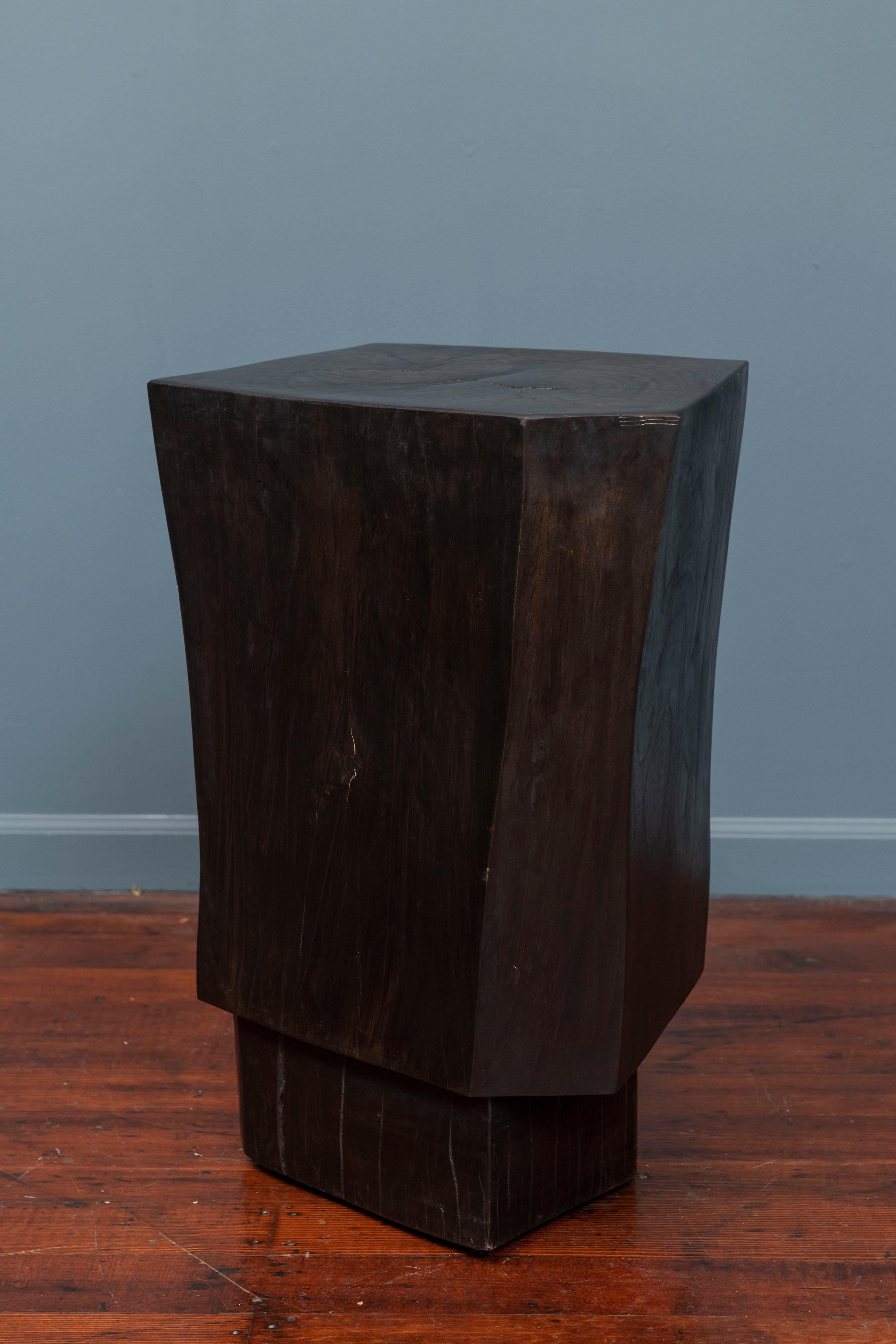 North American Contemporary Faceted Side Table