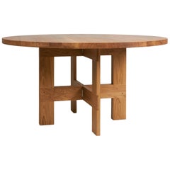 Frama Contemporary Design Scandinavian Farmhouse Dining Table Rustic Round Ø140 