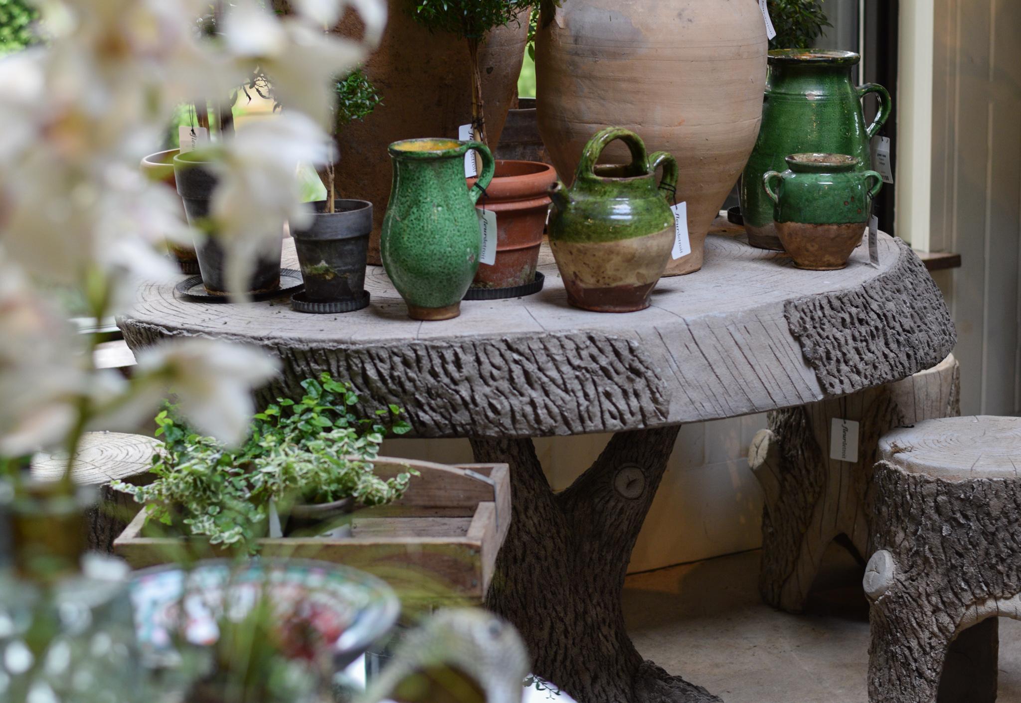 Mesa Contemporánea de Faux Bois Francés en venta