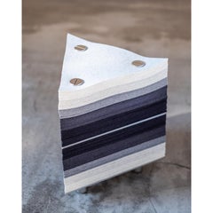 Stacklab Felt Series, Triangle -  Merino Wool Felt and Steel Legs