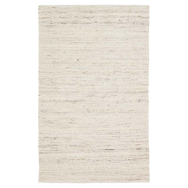 Beige Contemporary Felted Handmade Wool Rug by Apadana For Sale at 1stDibs