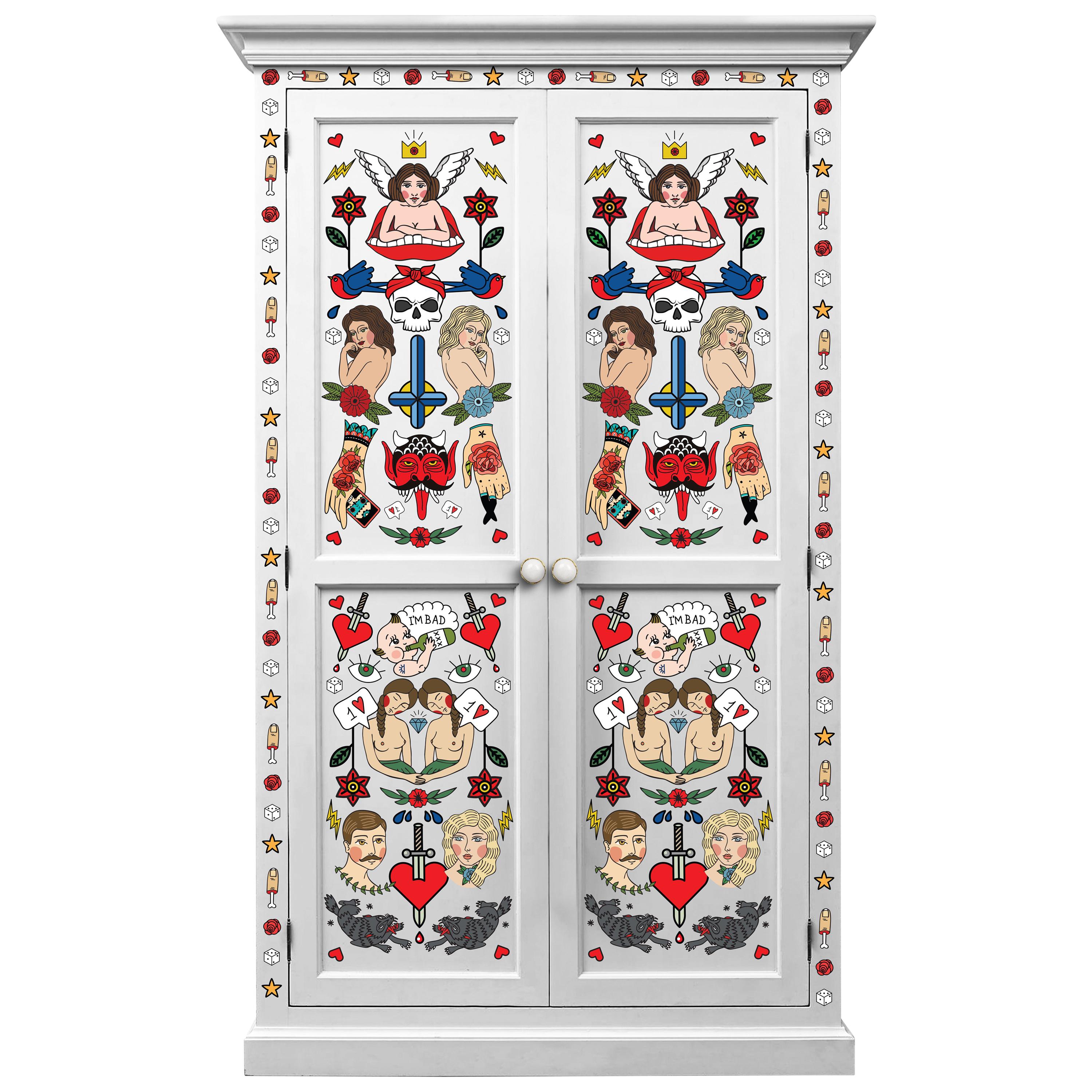 Contemporary Femin Cabinet by Railis Design, Wardrobe For Sale