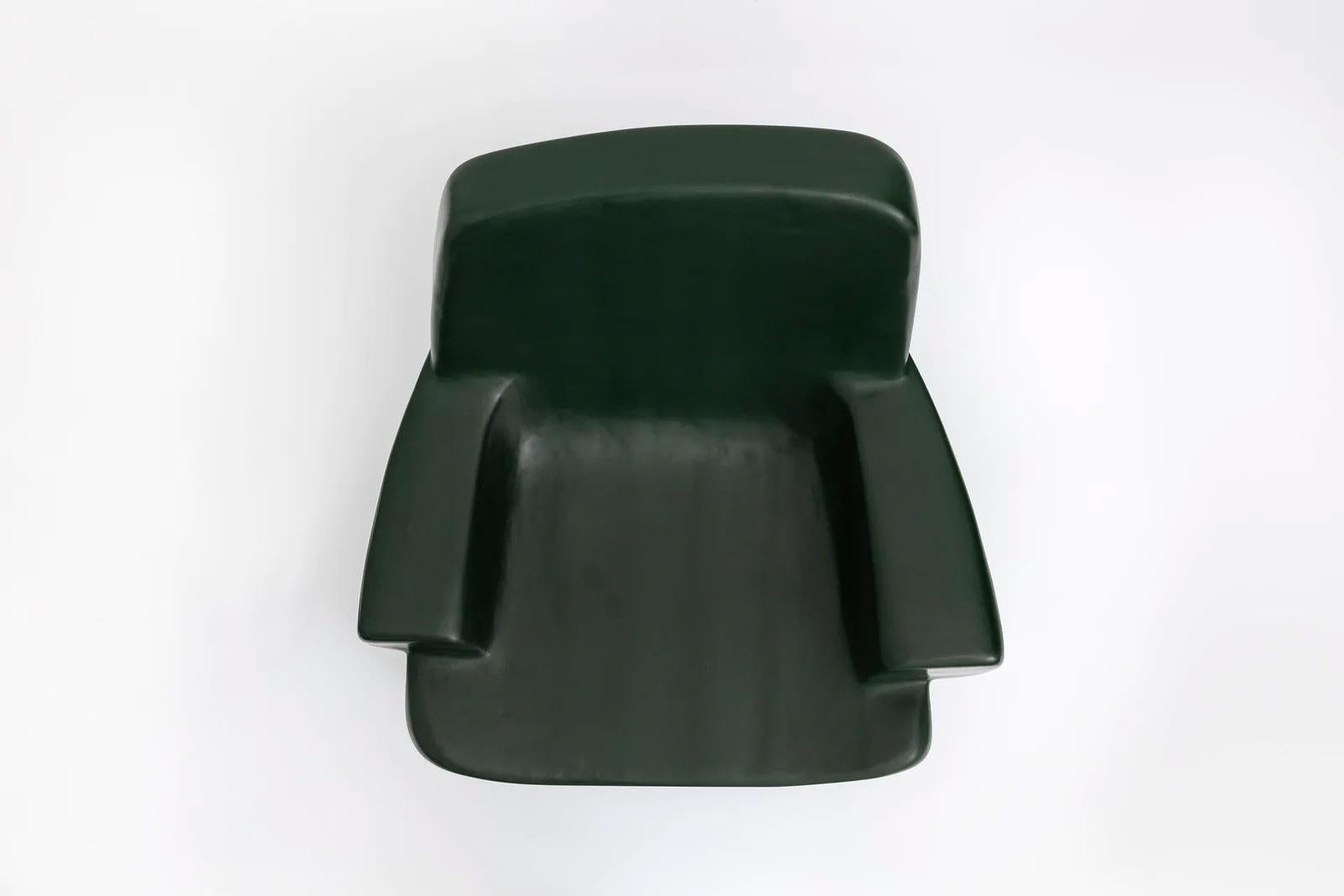 Contemporary Fiberglass Armchair, Fudge Chair by Faye Toogood For Sale 2
