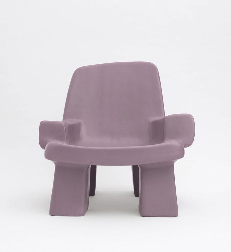 Contemporary Fiberglass Armchair, Fudge Chair by Faye Toogood For Sale 4