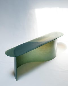 Contemporary Fiberglass New Wave Bench, by Lukas Cober