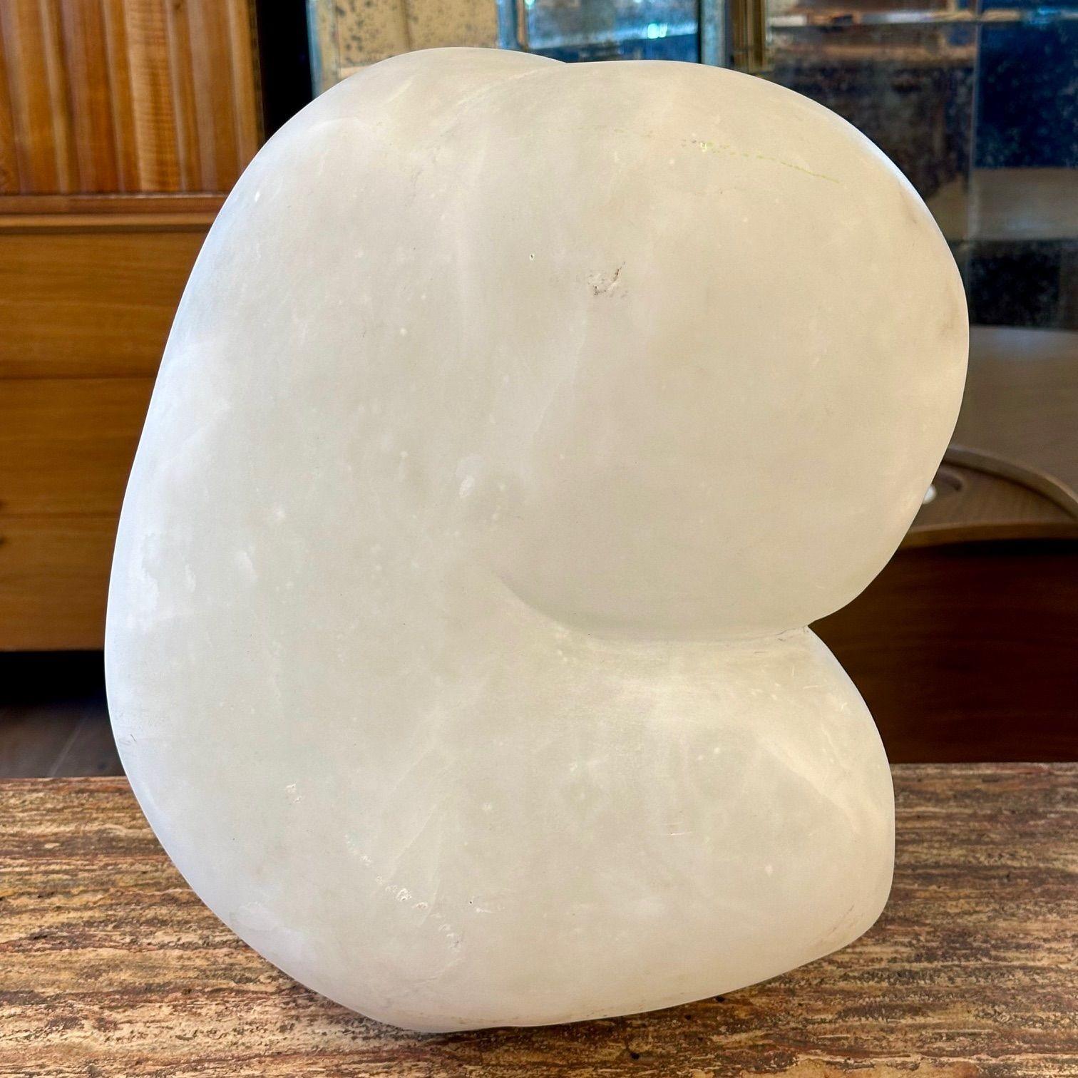 Contemporary Figural Marble Bust Depicting Heart Shaped Face Signed Forma For Sale 4