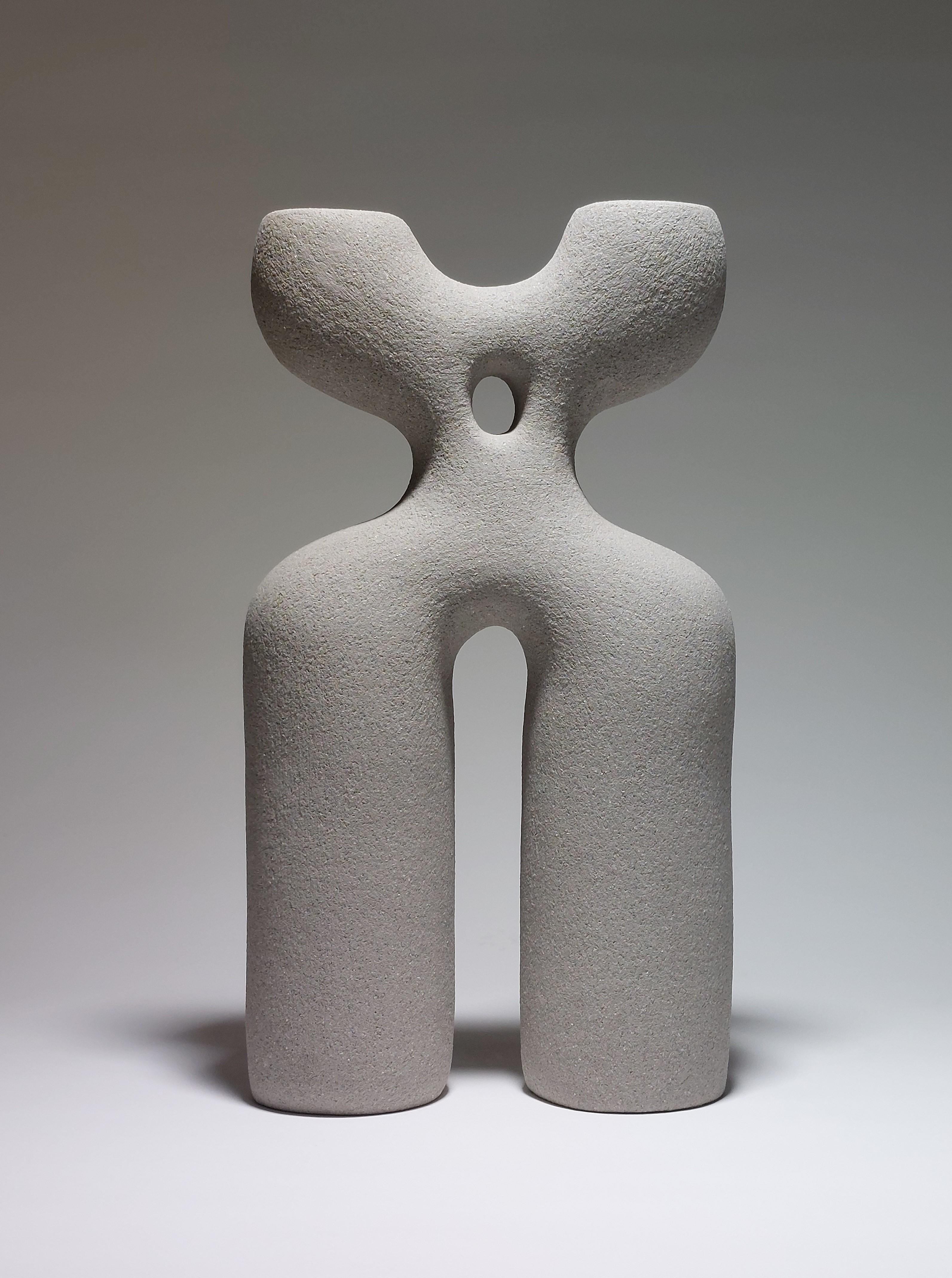 Contemporary Figurative Ceramic Sculpture by Rachel Peters, Grey Clay, In Stock.

Untitled Ceramic Sculpture 206.

This contemporary sculpture has been hand built from Rokk Grey Stoneware Clay using the traditional method of coiling.   Refined and