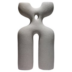 Contemporary Figurative Ceramic Sculpture by Rachel Peters, Grey Clay, In Stock