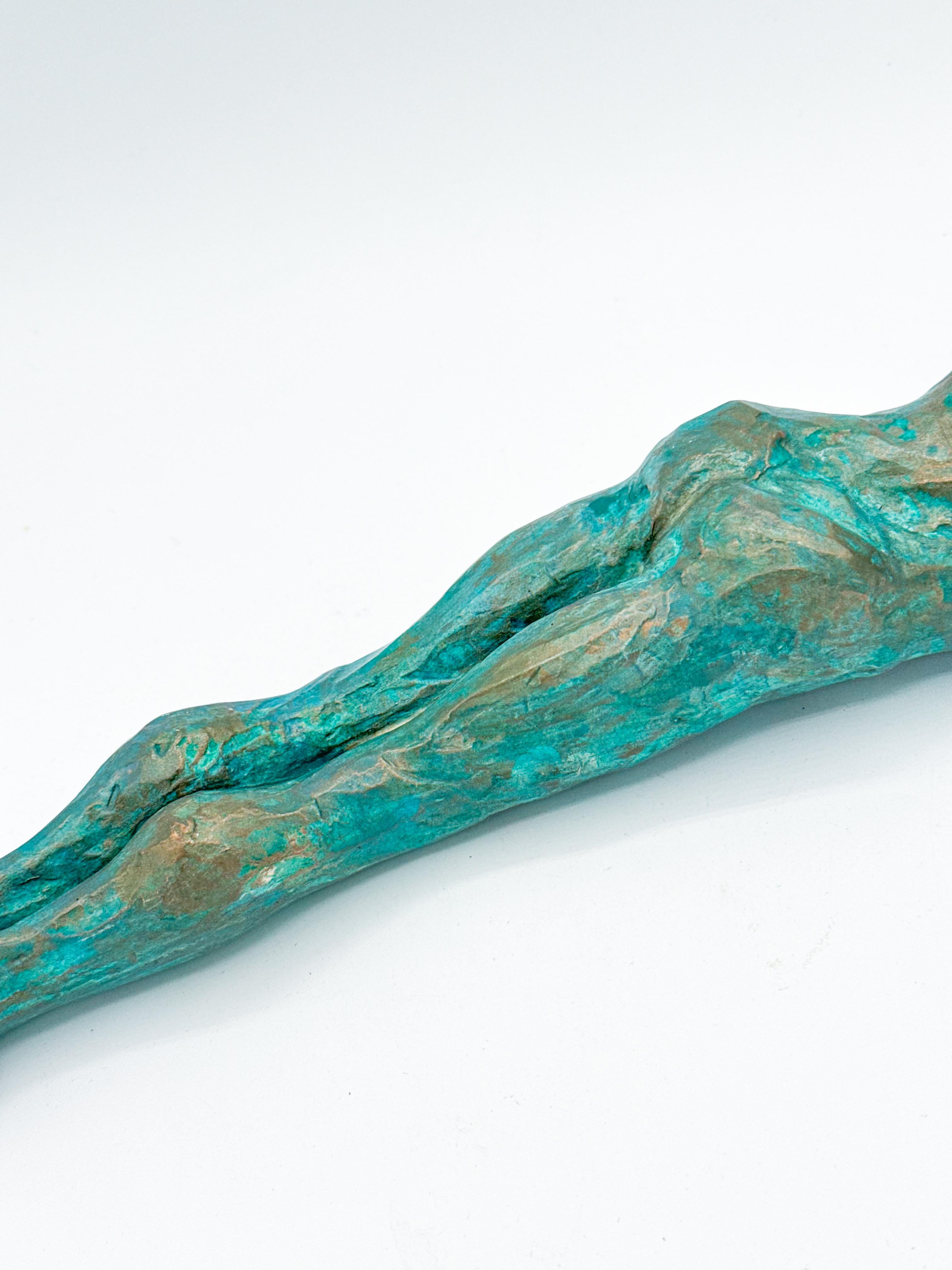 Late 20th Century Contemporary Figurative Wall Sculpture Vase of Male Torso by Animism Mixed Media For Sale