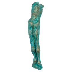 Contemporary Figurative Wall Sculpture Vase of Male Torso by Animism Mixed Media