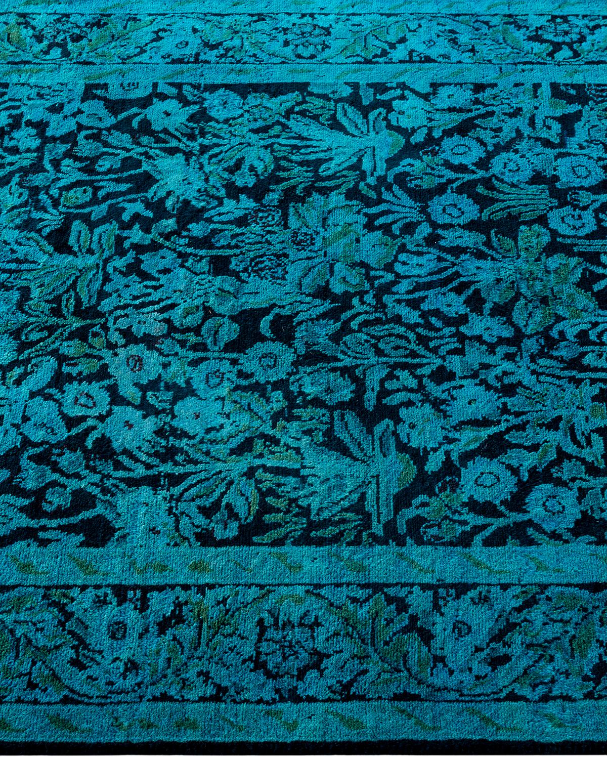Tappeto contemporaneo Fine Vibrance in lana annodata a mano di colore nero In condizioni Nuovo in vendita a Norwalk, CT