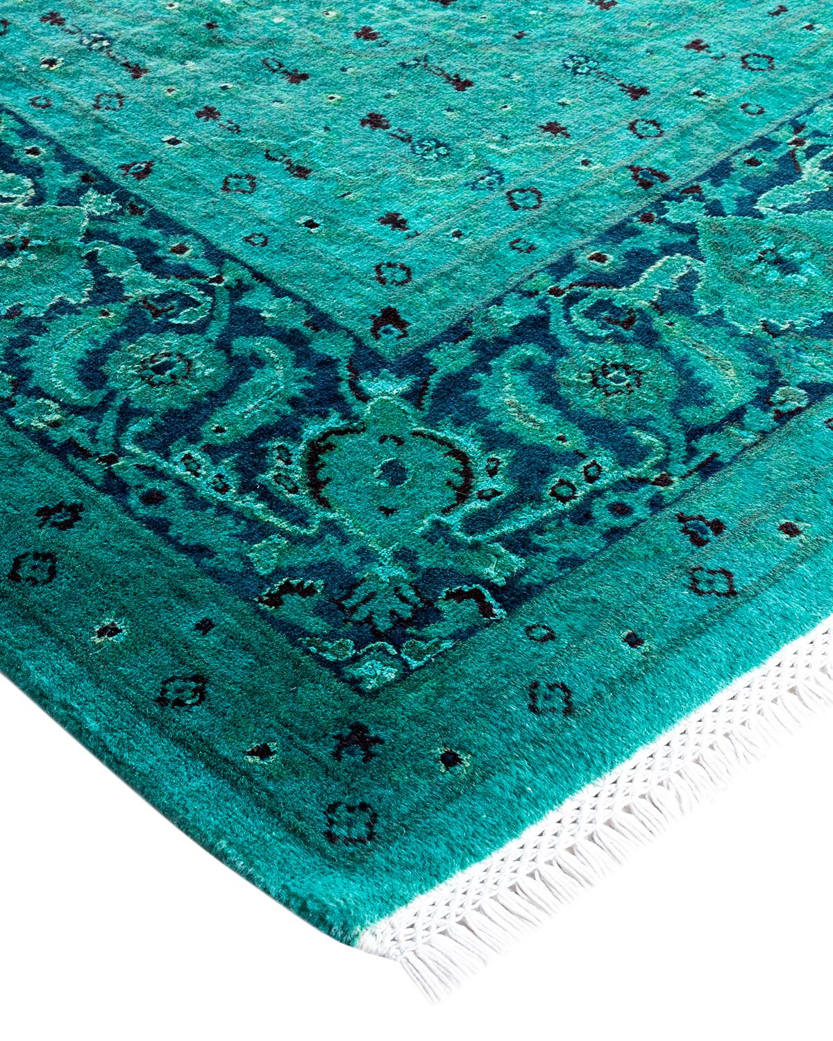 Vibrance rugs epitomize classic with a twist: traditional patterns overdyed in brilliant color. Each hand-knotted rug is washed in a 100%-natural botanical dye that reveals hidden nuances in the designs. These are rugs that transcend trends, and