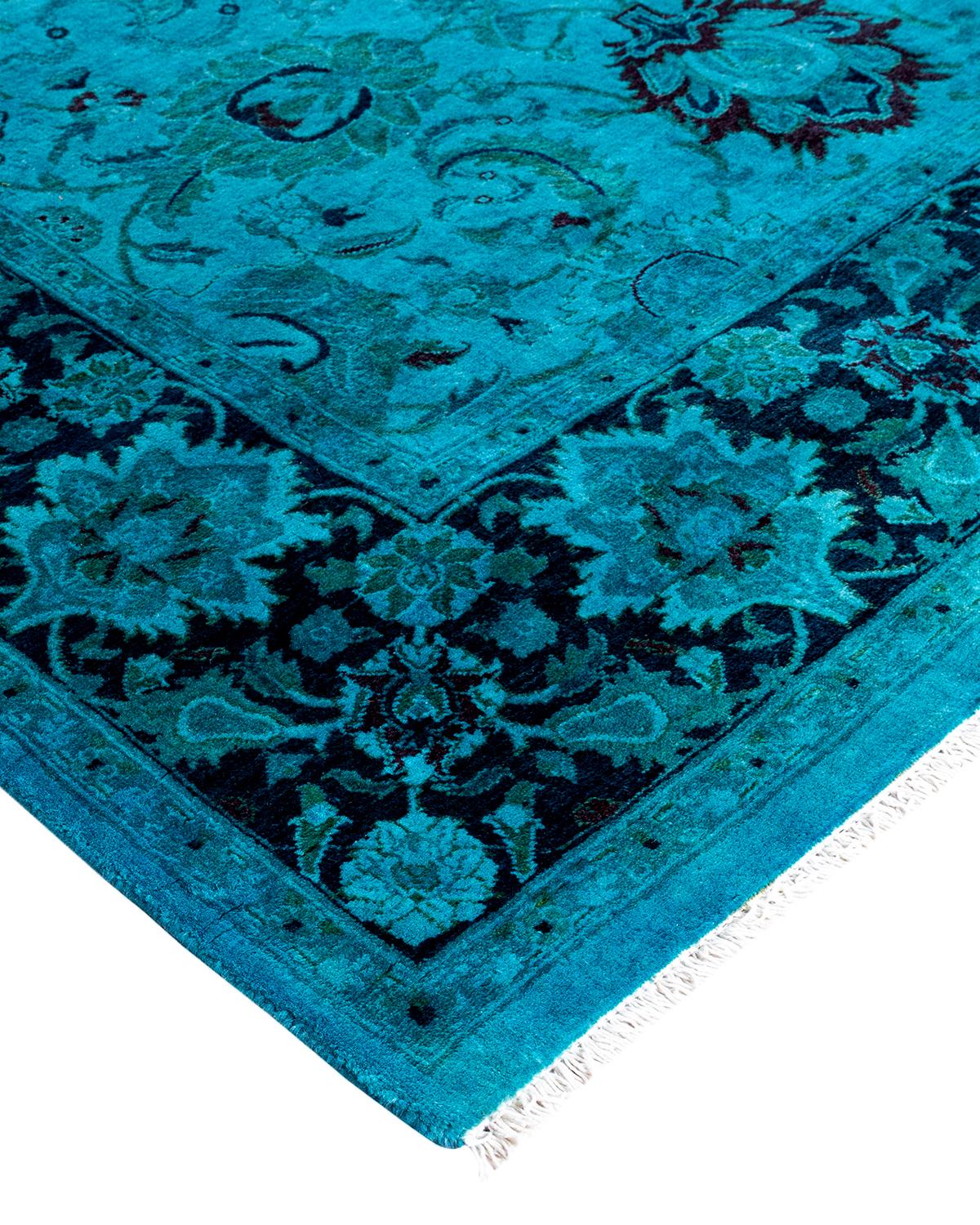 Vibrance rugs epitomize classic with a twist: traditional patterns overdyed in brilliant color. Each hand-knotted rug is washed in a 100%-natural botanical dye that reveals hidden nuances in the designs. These are rugs that transcend trends, and