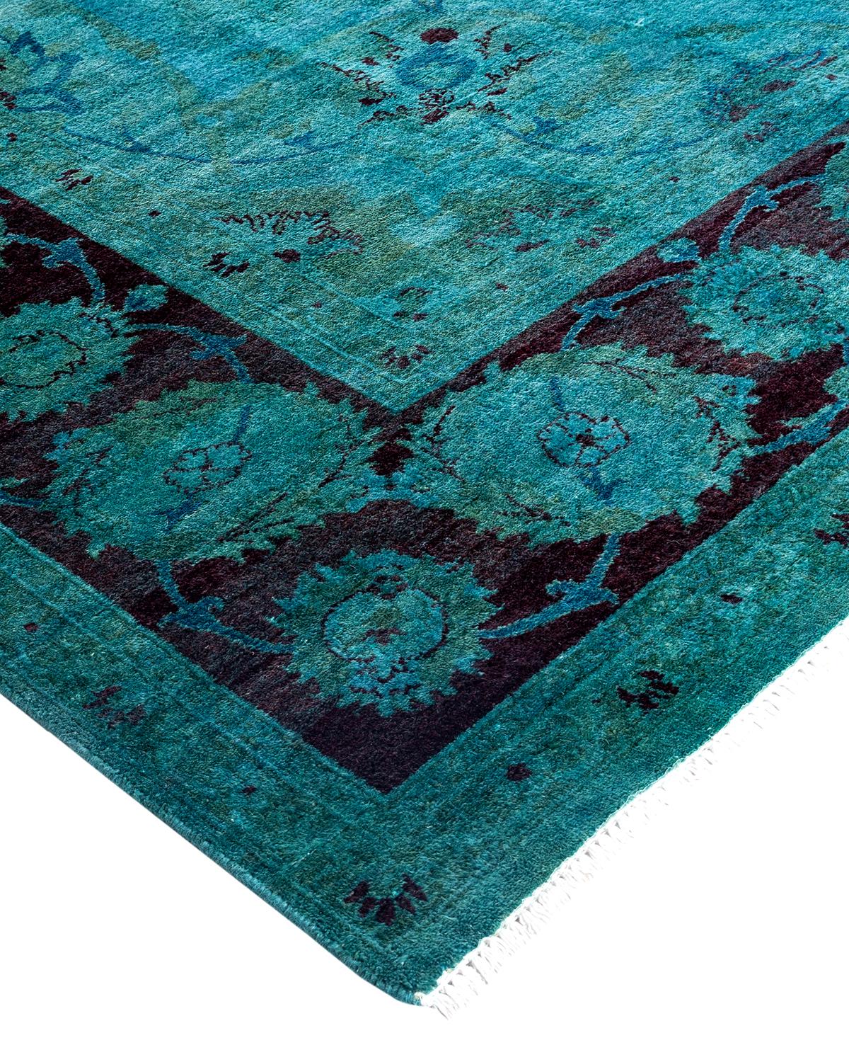 Vibrance rugs epitomize classic with a twist: traditional patterns overdyed in brilliant color. Each hand-knotted rug is washed in a 100%-natural botanical dye that reveals hidden nuances in the designs. These are rugs that transcend trends, and
