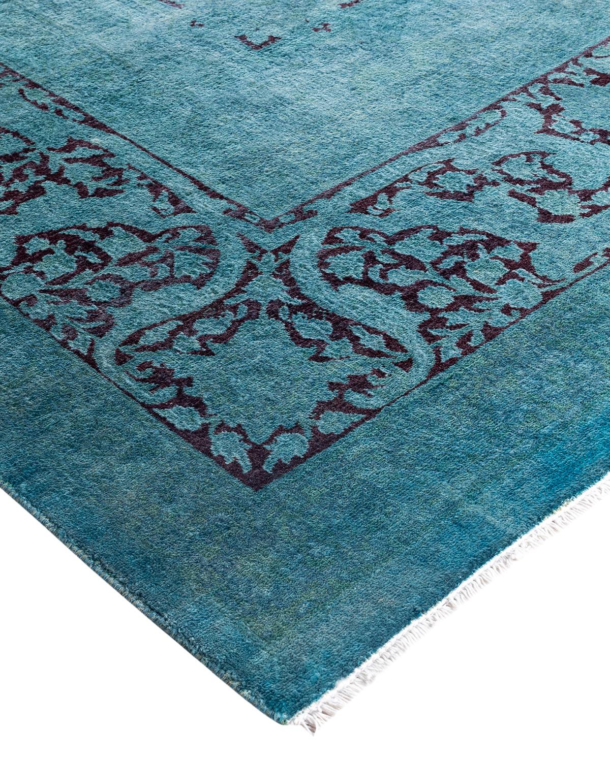 Vibrance rugs epitomize classic with a twist: traditional patterns overdyed in brilliant color. Each hand-knotted rug is washed in a 100%-natural botanical dye that reveals hidden nuances in the designs. These are rugs that transcend trends, and