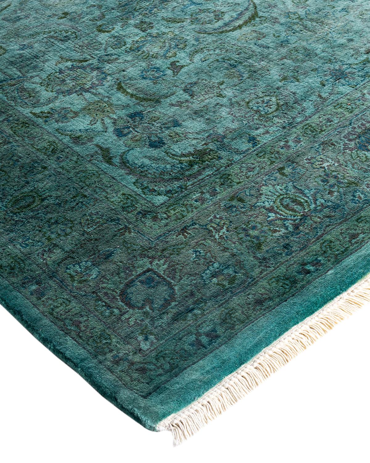 Vibrance rugs epitomize classic with a twist: traditional patterns overdyed in brilliant color. Each hand-knotted rug is washed in a 100%-natural botanical dye that reveals hidden nuances in the designs. These are rugs that transcend trends, and