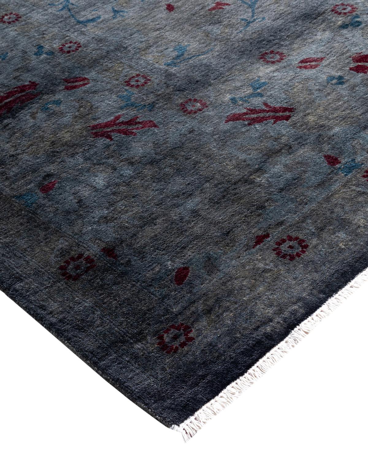 Vibrance rugs epitomize classic with a twist: traditional patterns overdyed in brilliant color. Each hand-knotted rug is washed in a 100%-natural botanical dye that reveals hidden nuances in the designs. These are rugs that transcend trends, and