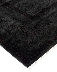 Contemporary Fine Vibrance Hand Knotted Wool Gray Area Rug