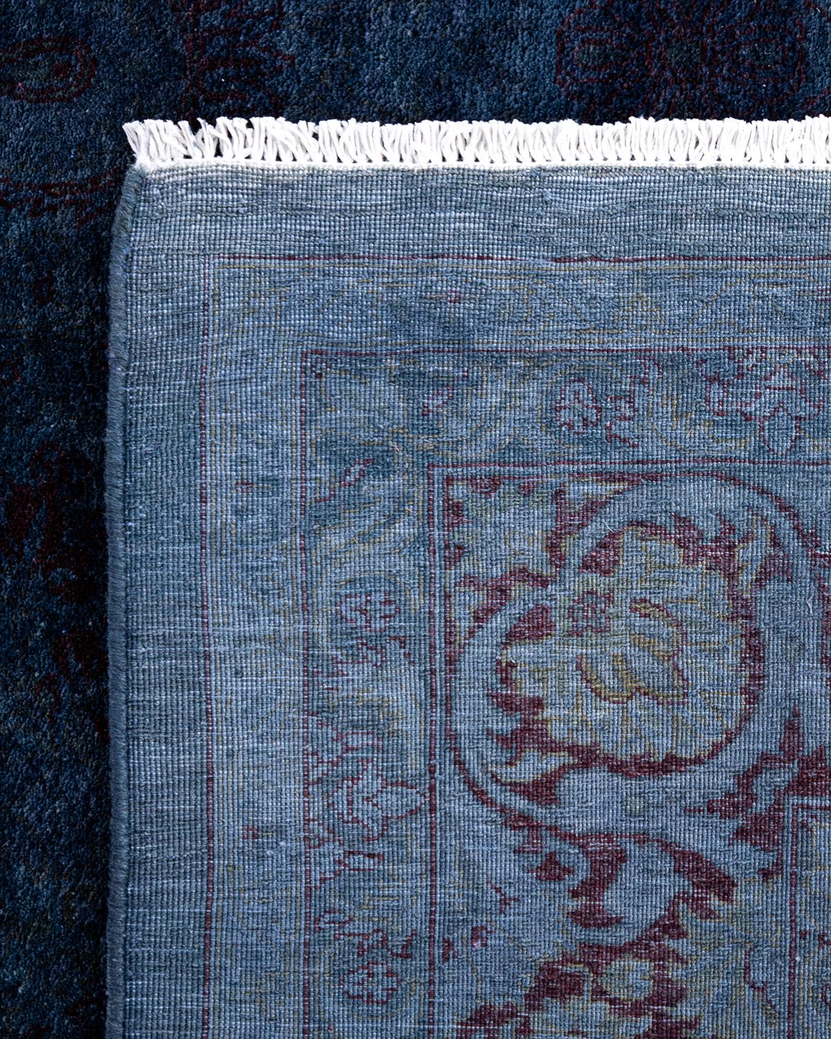 Contemporary Fine Vibrance Hand Knotted Wool Gray Area Rug (21. Jahrhundert und zeitgenössisch) im Angebot