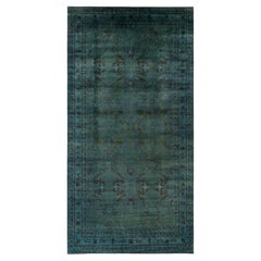 Contemporary Fine Vibrance Hand Knotted Wool Gray Area Rug