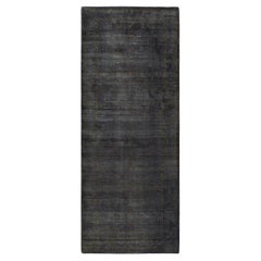 Contemporary Fine Vibrance Hand Knotted Wool Gray Area Rug 